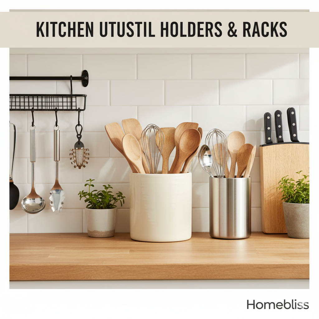 Kitchen Utensil Holders & Racks