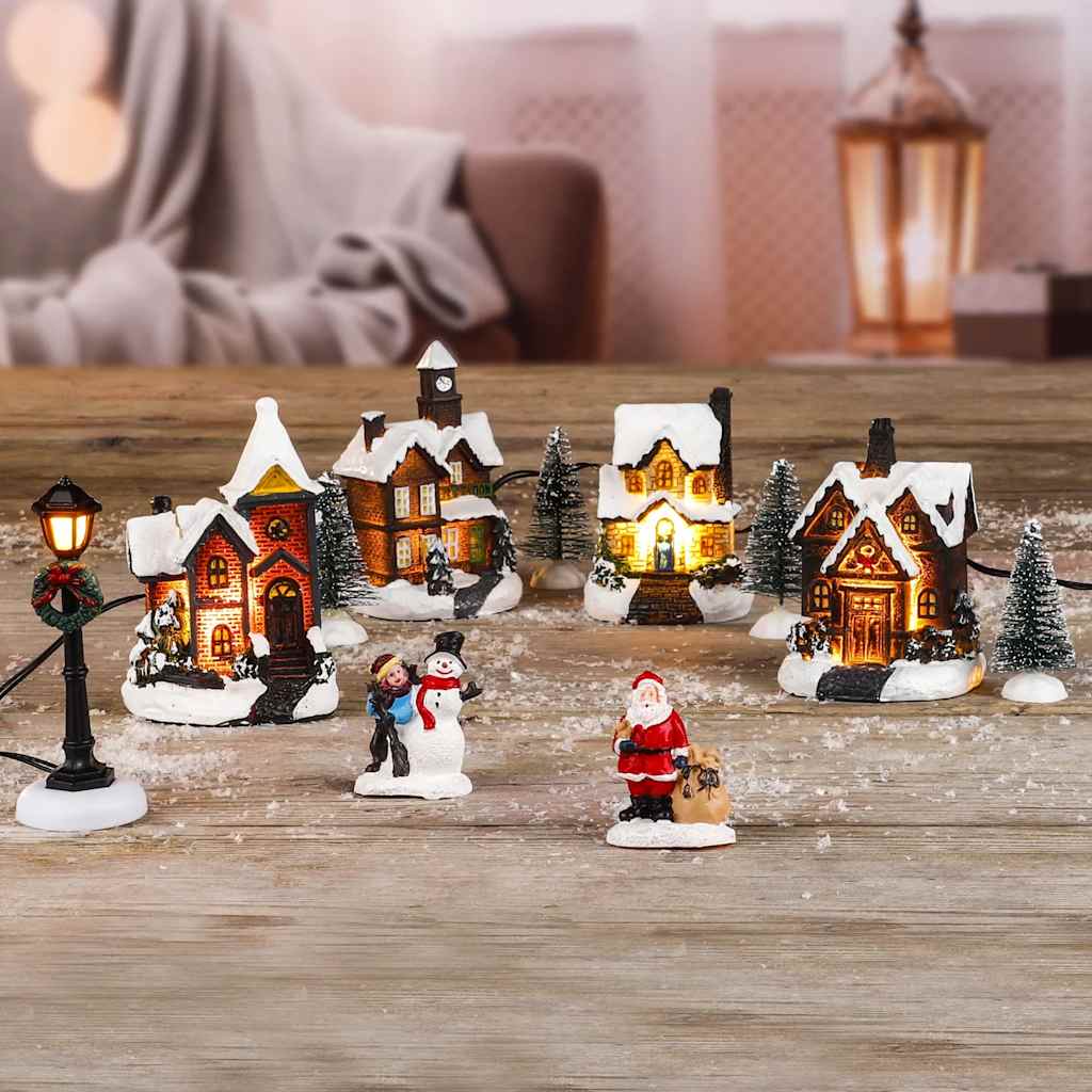 LED Christmas Village Scene Decoration