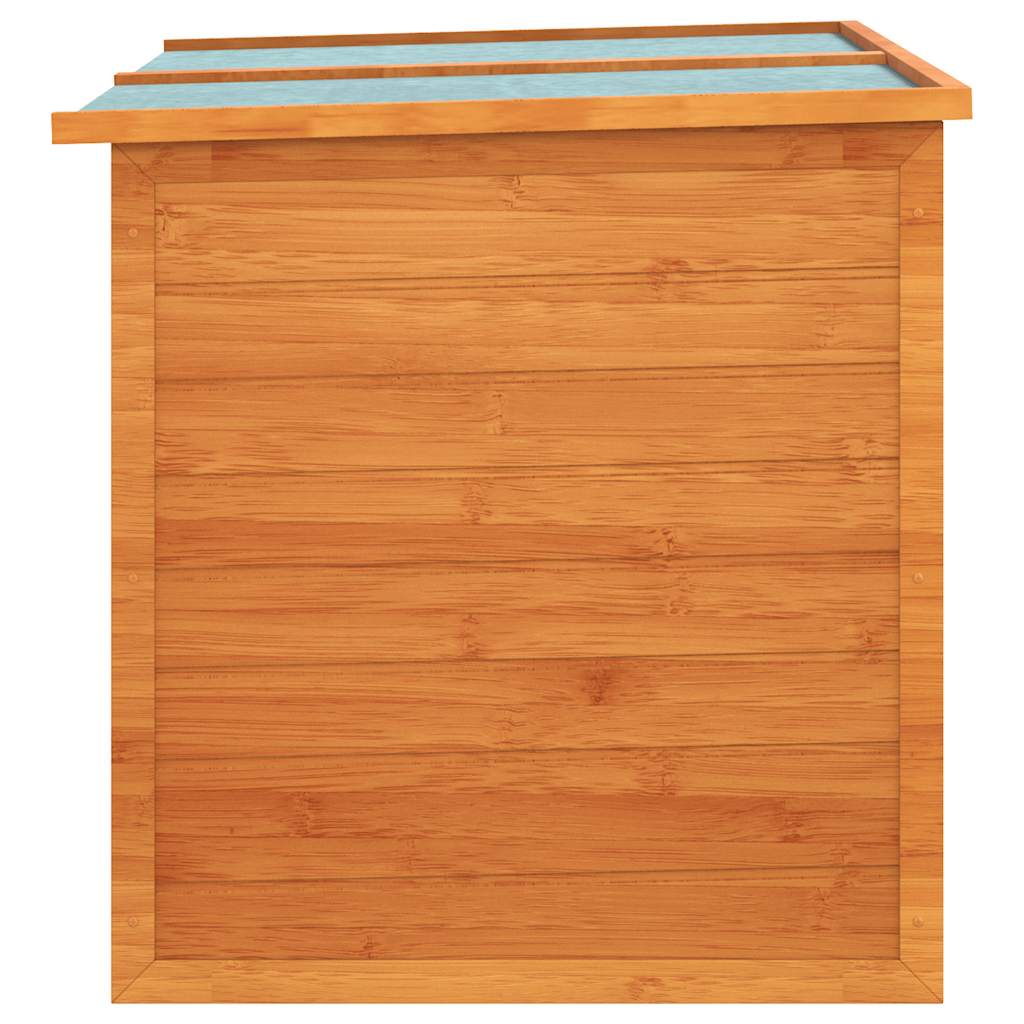 Garden Storage Box 126x72x72 cm Wood