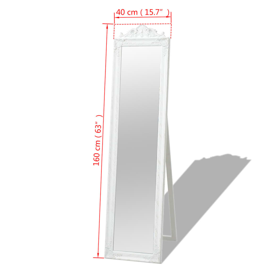 Free-Standing Mirror Baroque Style