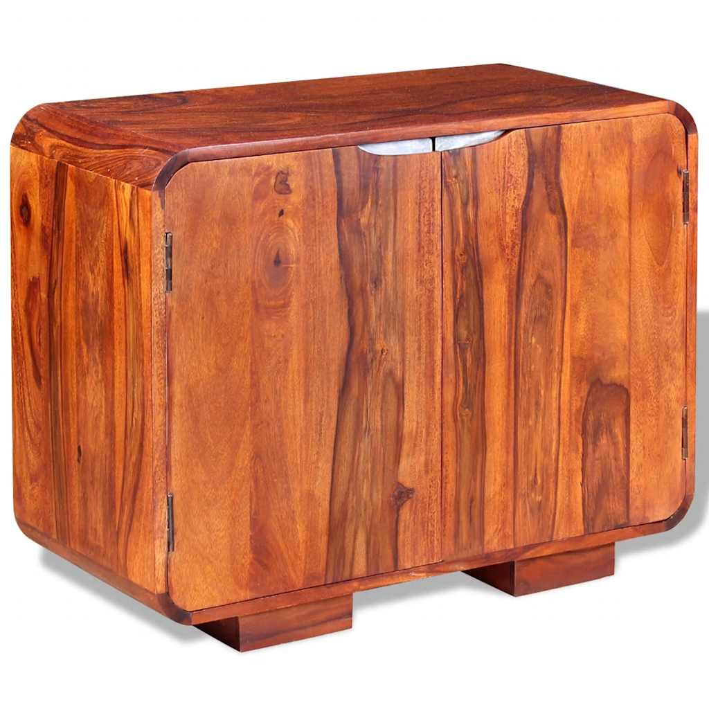Sideboard Solid Acacia Wood 75x35x60 cm