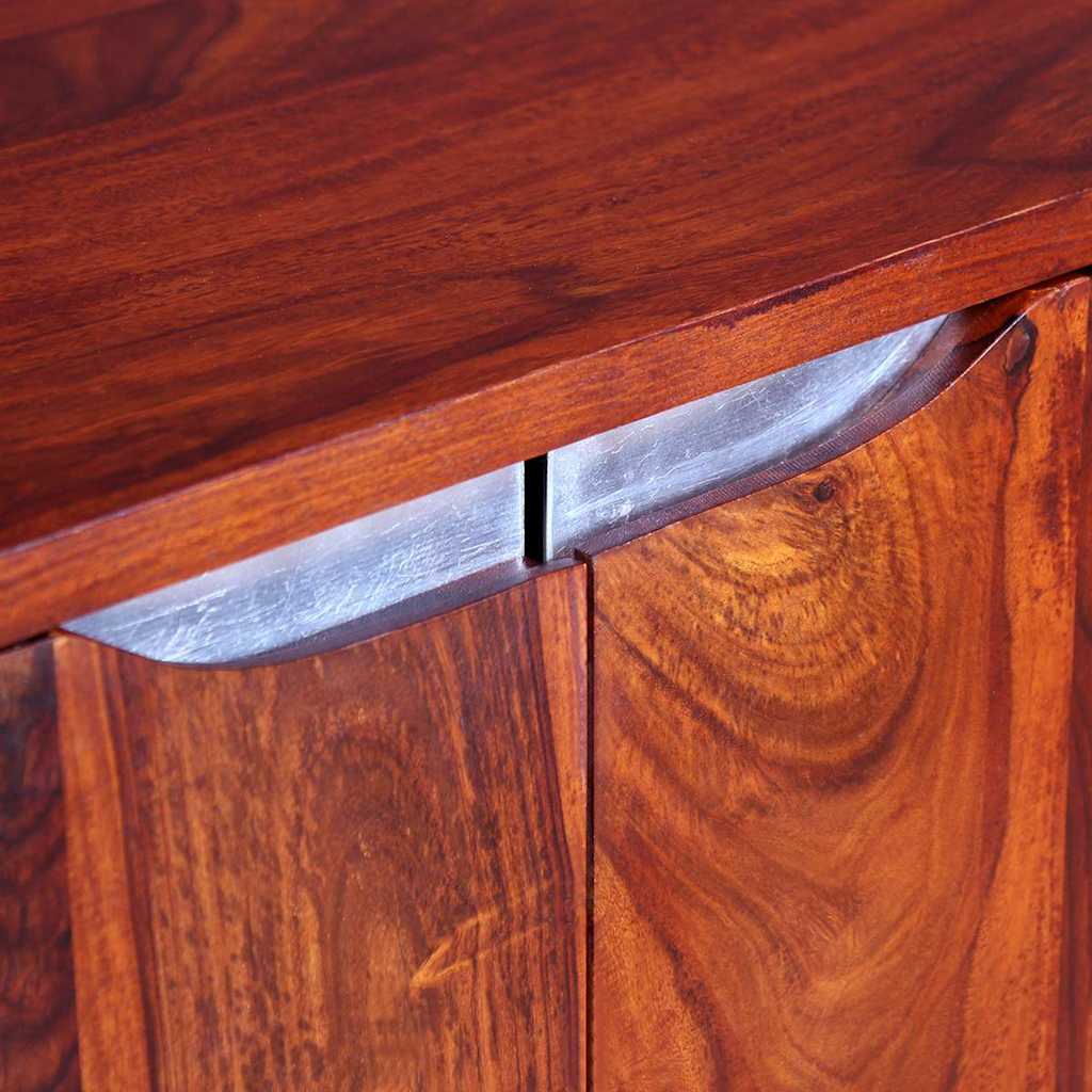 Sideboard Solid Acacia Wood 75x35x60 cm