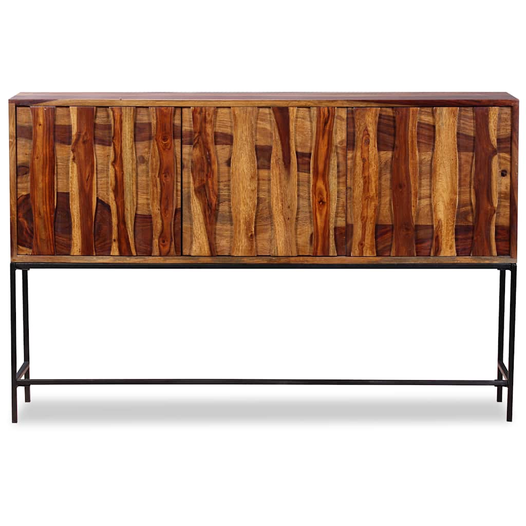Sideboard Solid Acacia Wood 120x30x80 cm