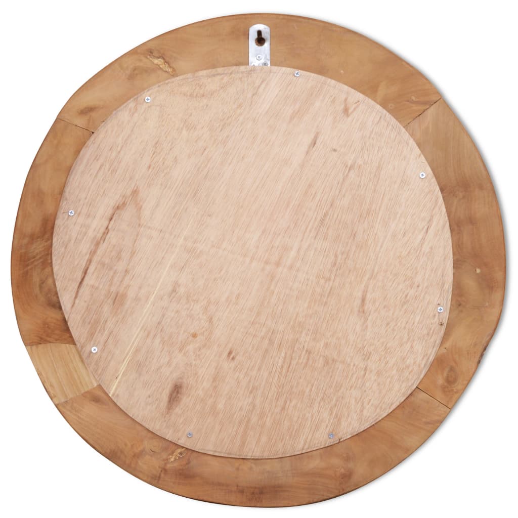 Decorative Mirror Teak Round