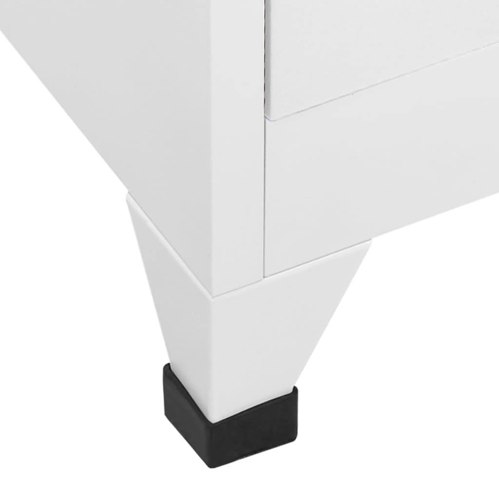 Locker Cabinet with 3 Compartments 38x45x180 cm