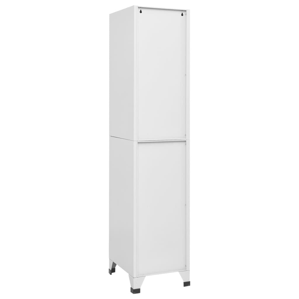 Locker Cabinet with 4 Compartments 38x45x180 cm