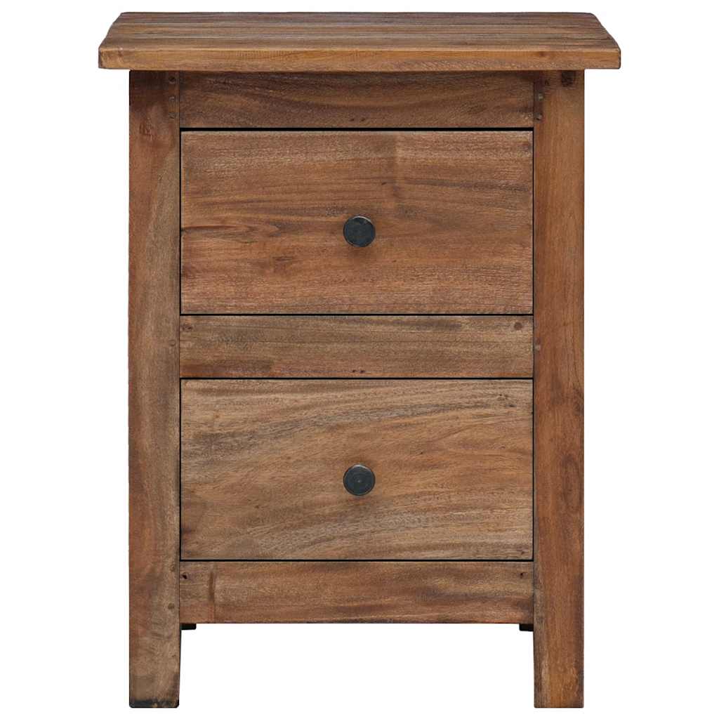 Nightstand Solid Mahogany Wood 40x30x51 cm