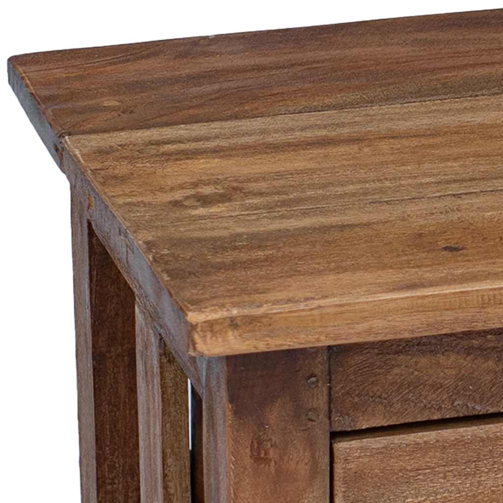 Nightstand Solid Mahogany Wood 40x30x51 cm