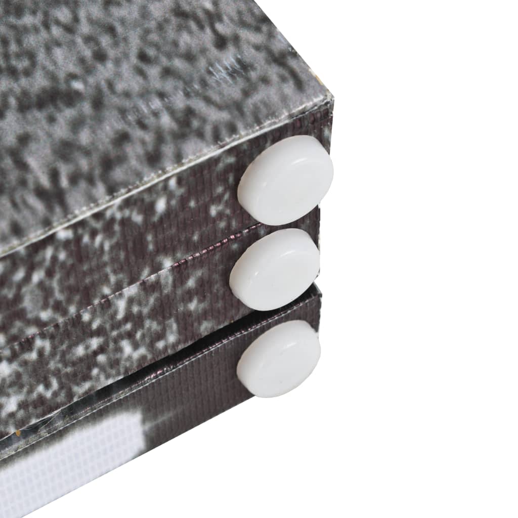 Folding Room Divider 228x170 cm London Bus Black and White