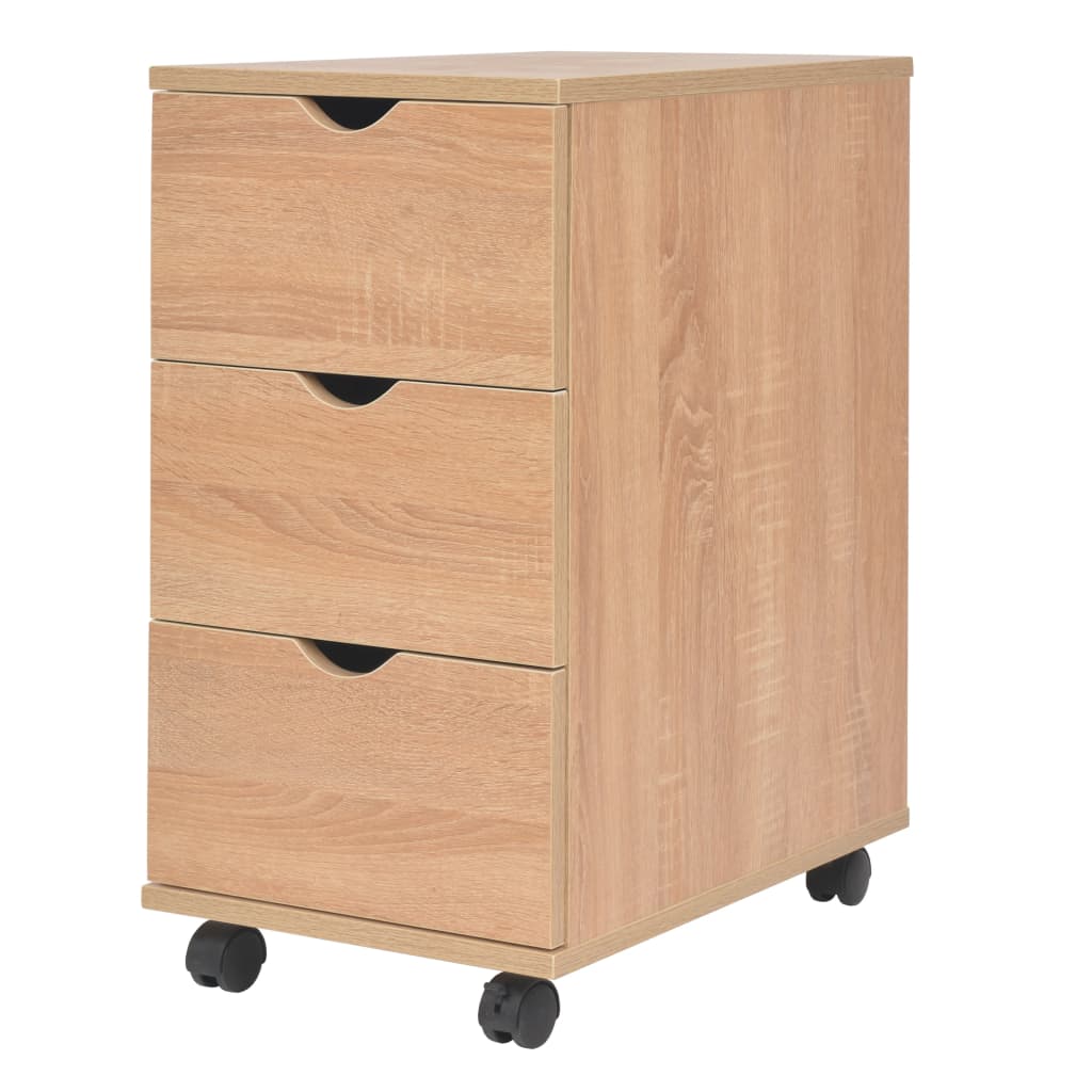 Drawer Unit 33x45x60 cm Oak