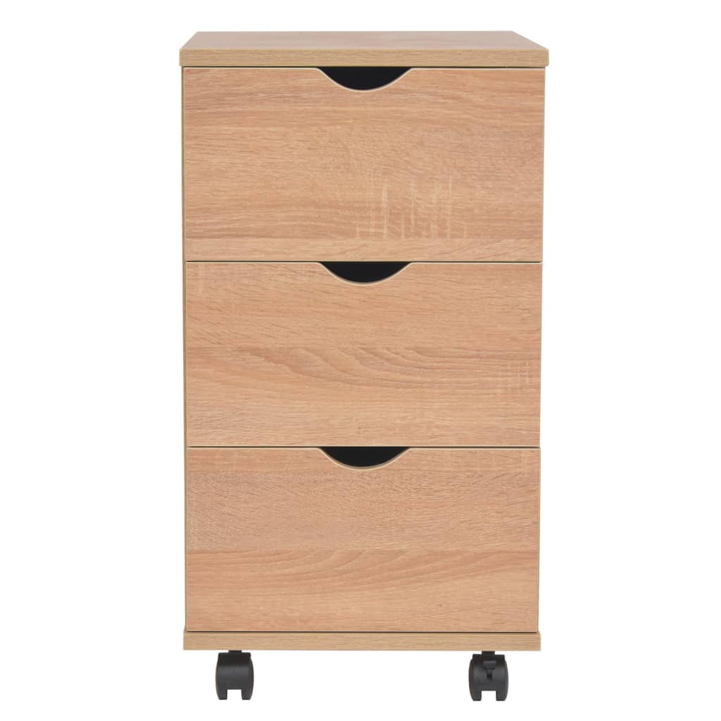 Drawer Unit 33x45x60 cm Oak