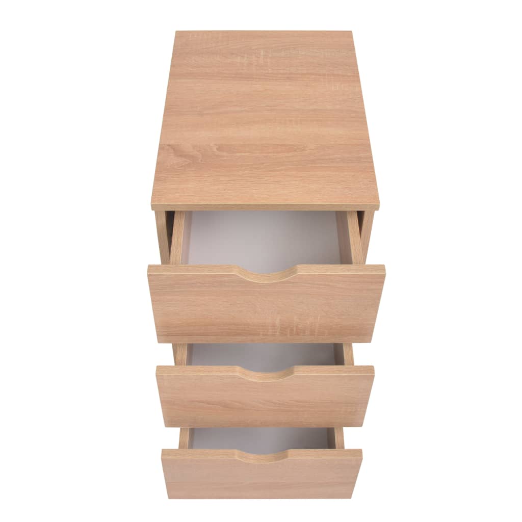 Drawer Unit 33x45x60 cm Oak