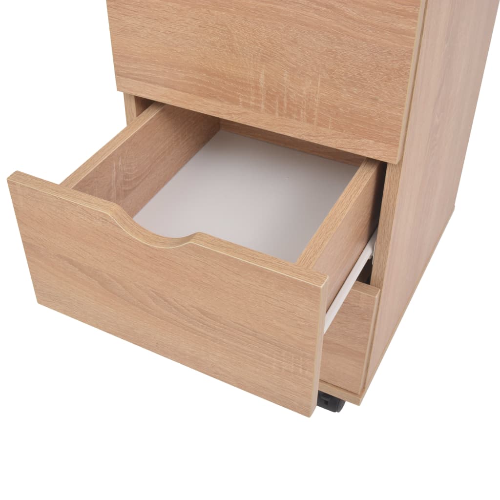 Drawer Unit 33x45x60 cm Oak