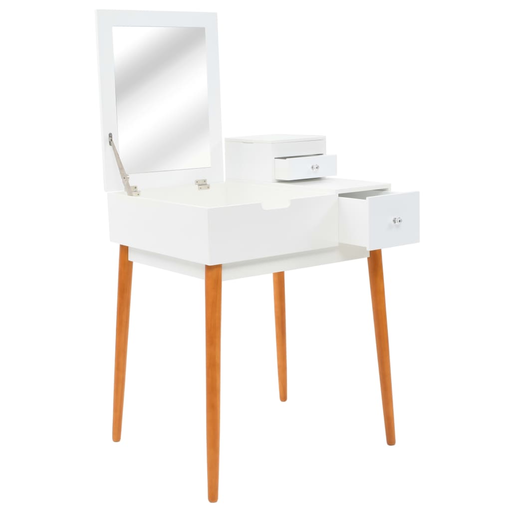 Dressing Table With Mirror Mdf 60X50X86 Cm