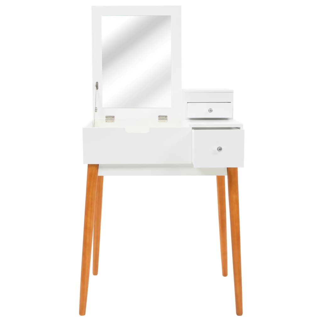 Dressing Table With Mirror Mdf 60X50X86 Cm