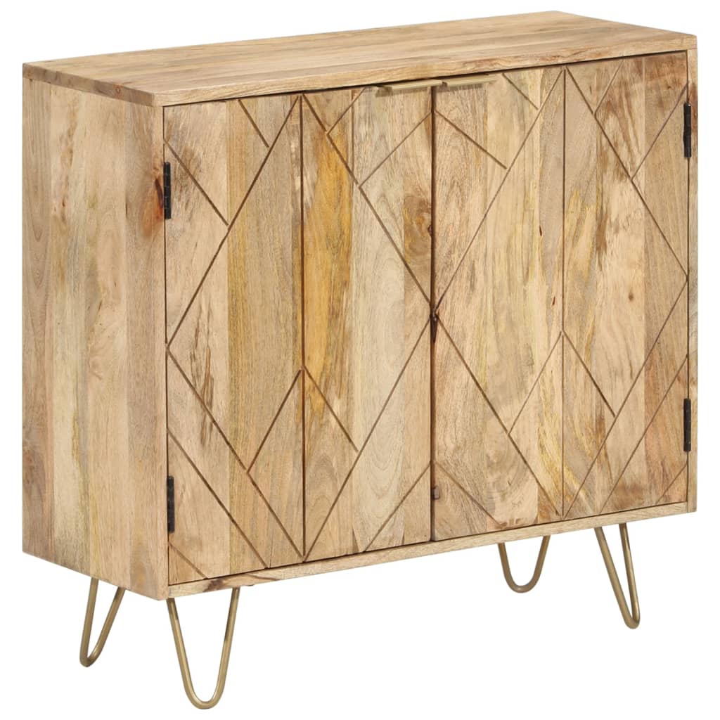 Sideboard 80x30x75 cm Solid Wood Mango