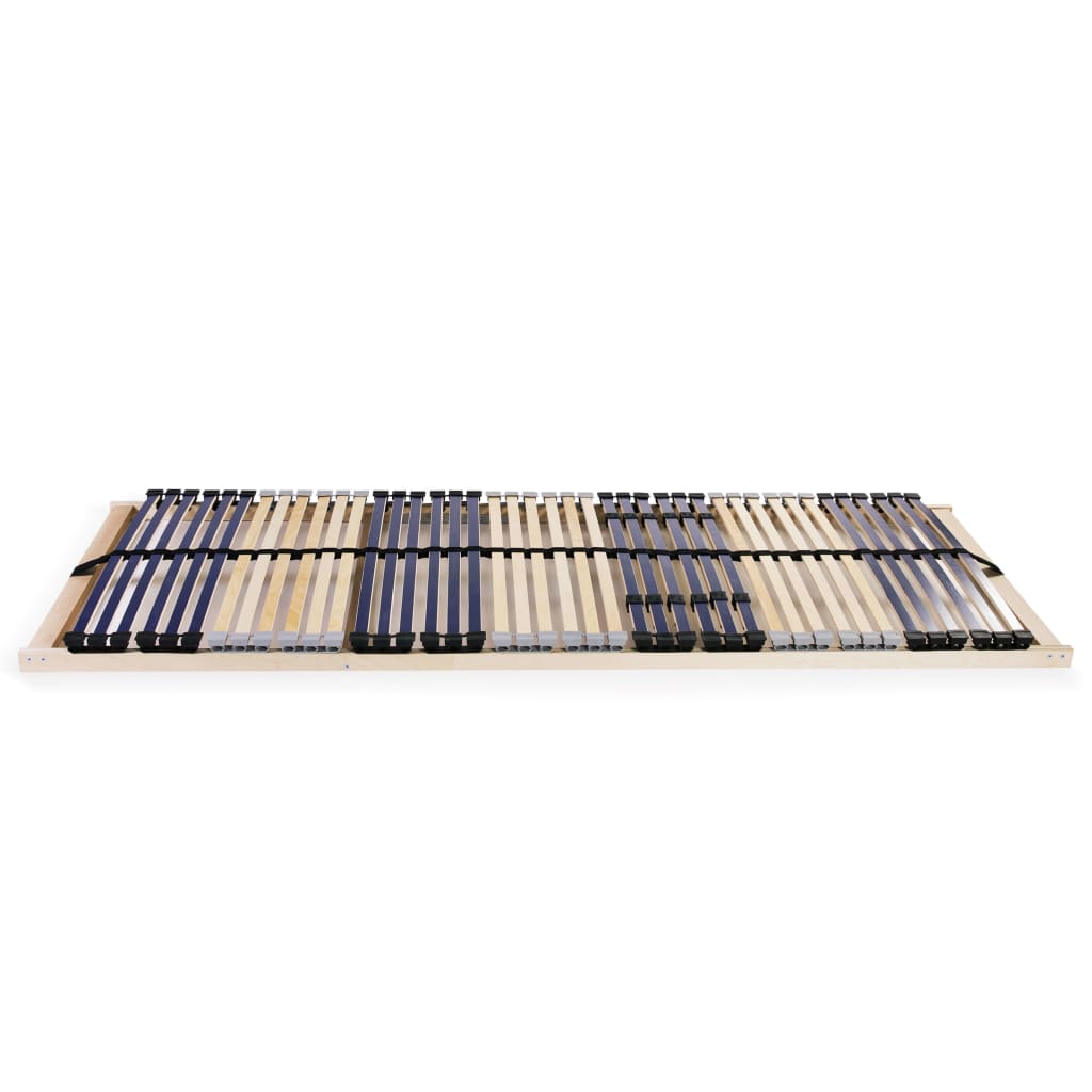 Slatted Bed Base without Mattress with 42 Slats 7 Zones 70x200 cm