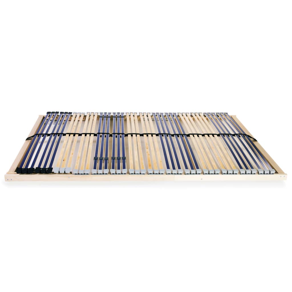 Slatted Bed Base without Mattress with 42 Slats 7 Zones 100x200 cm