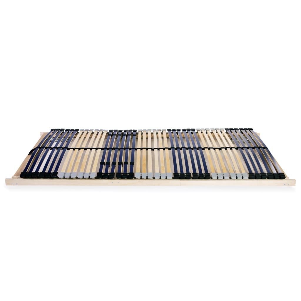 Slatted Bed Base without Mattress with 42 Slats 7 Zones 80x200 cm