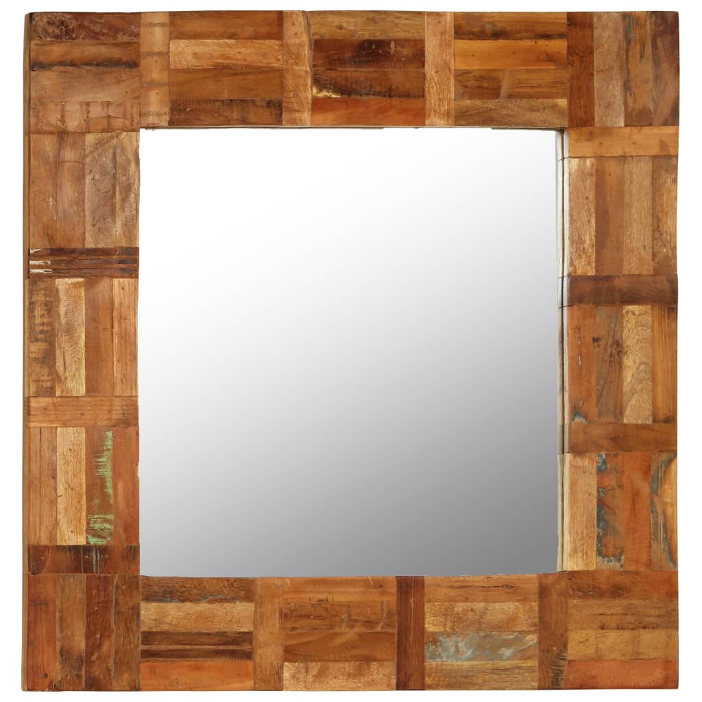 Wall Mirror Solid Reclaimed Wood