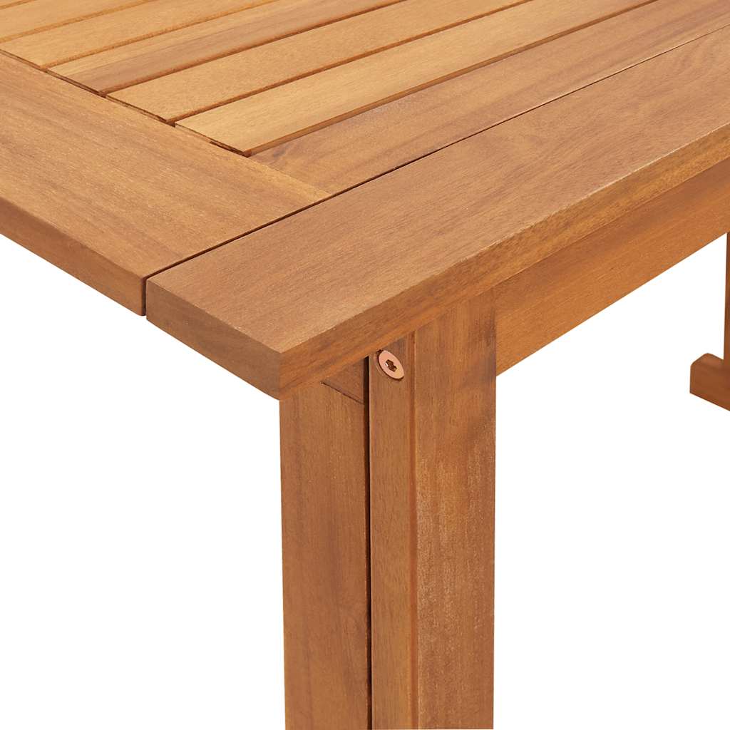 Bistro Table 90x50x75 cm Solid Acacia Wood