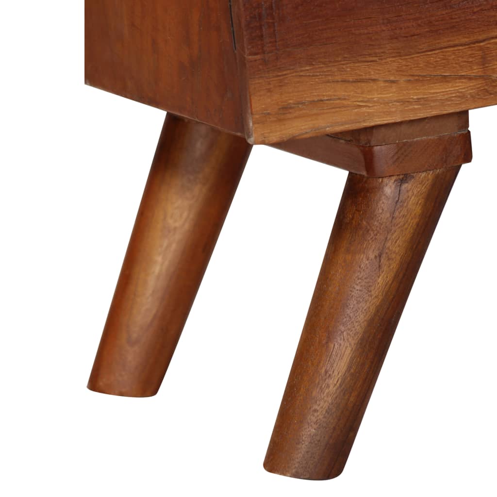 Highboard Solid Reclaimed Wood 150x40x152 cm