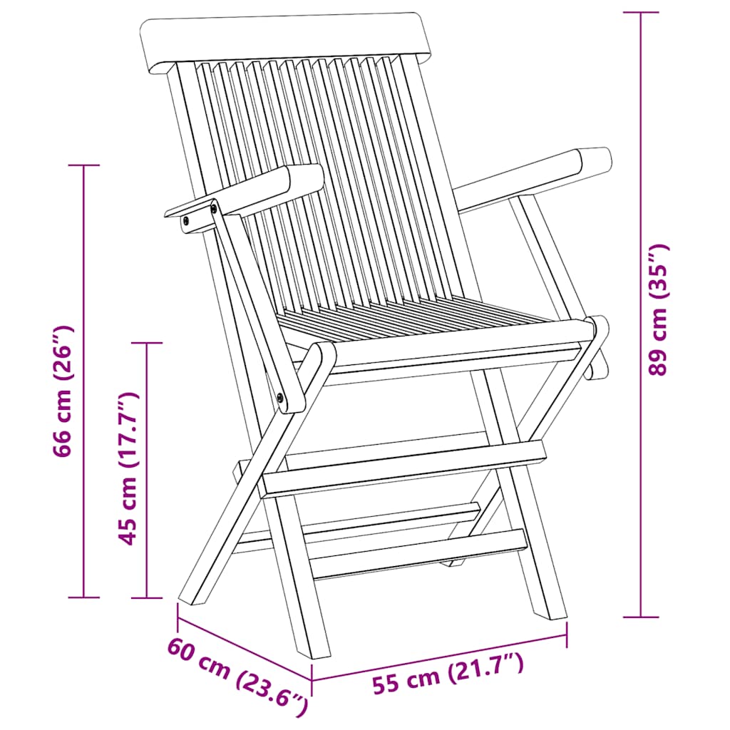 7 Piece Outdoor Dining Set Solid Teak Wood