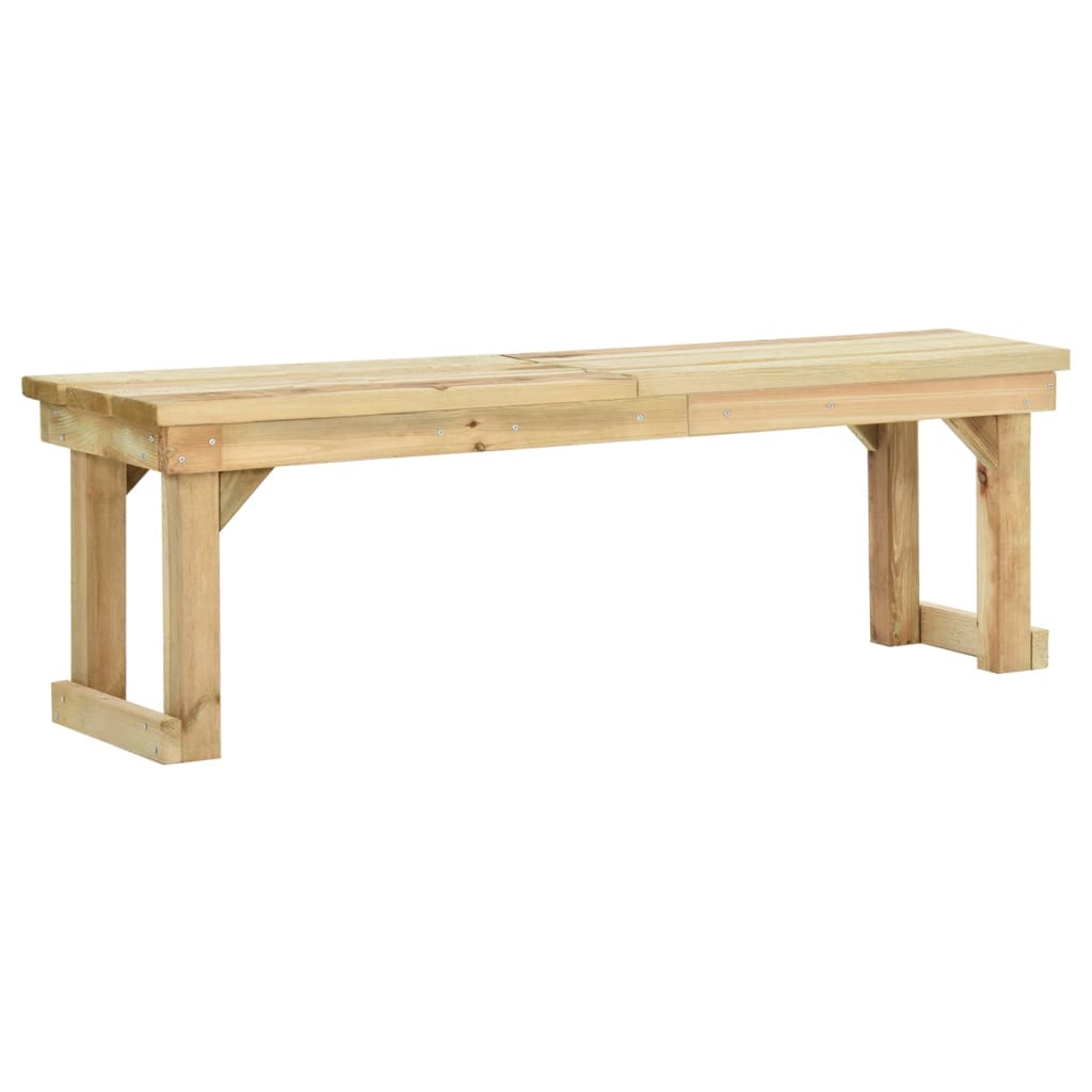 Garden Bench 140 cm Impregnated Pinewood
