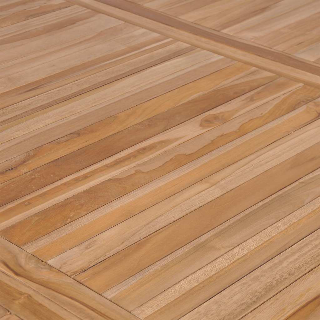 Garden Table 200x100x77 cm Solid Teak Wood