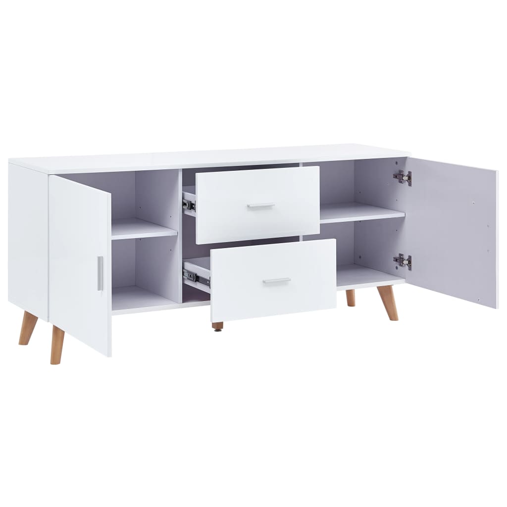 Sideboard White 160x40x70 cm MDF
