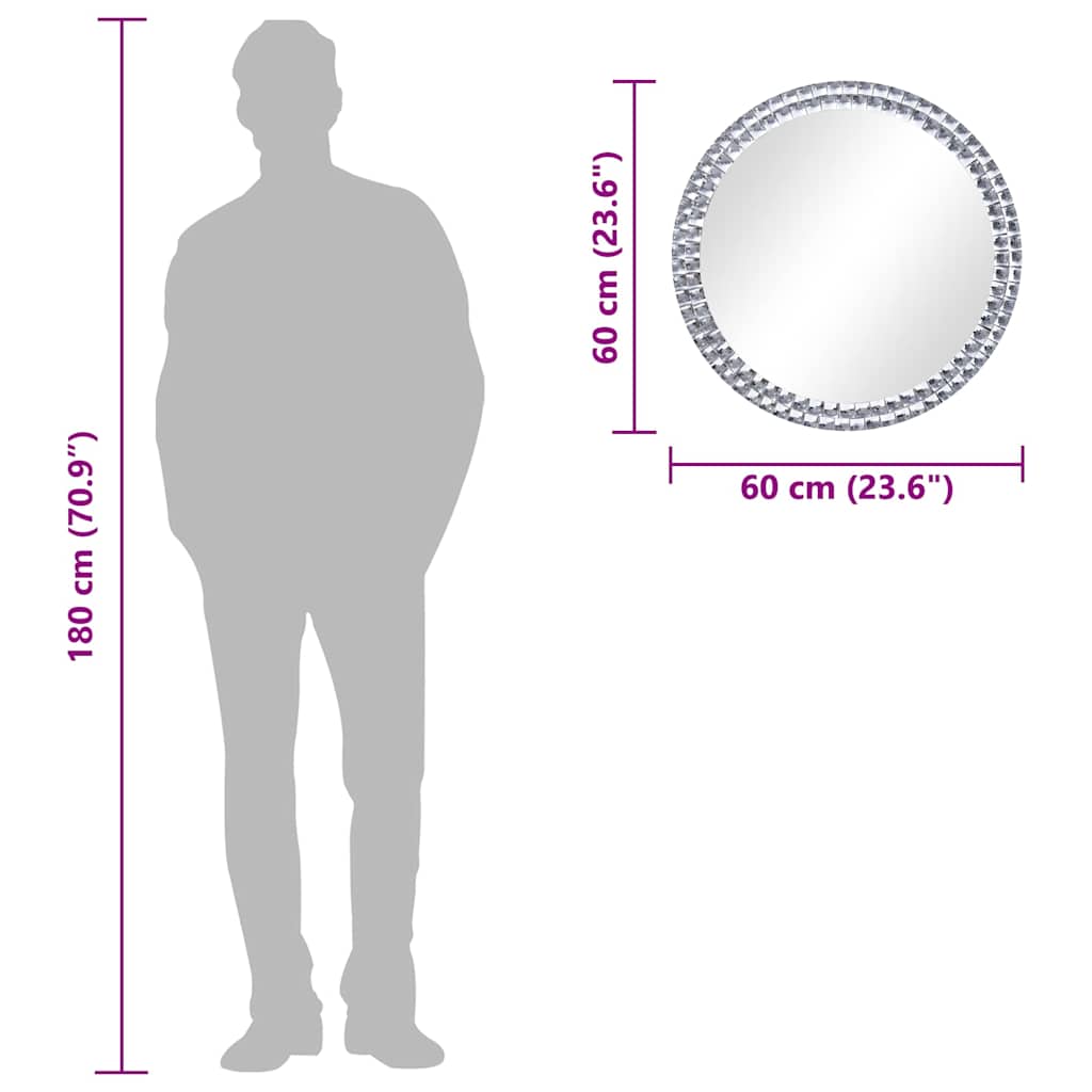 Wall Mirror Tempered Glass