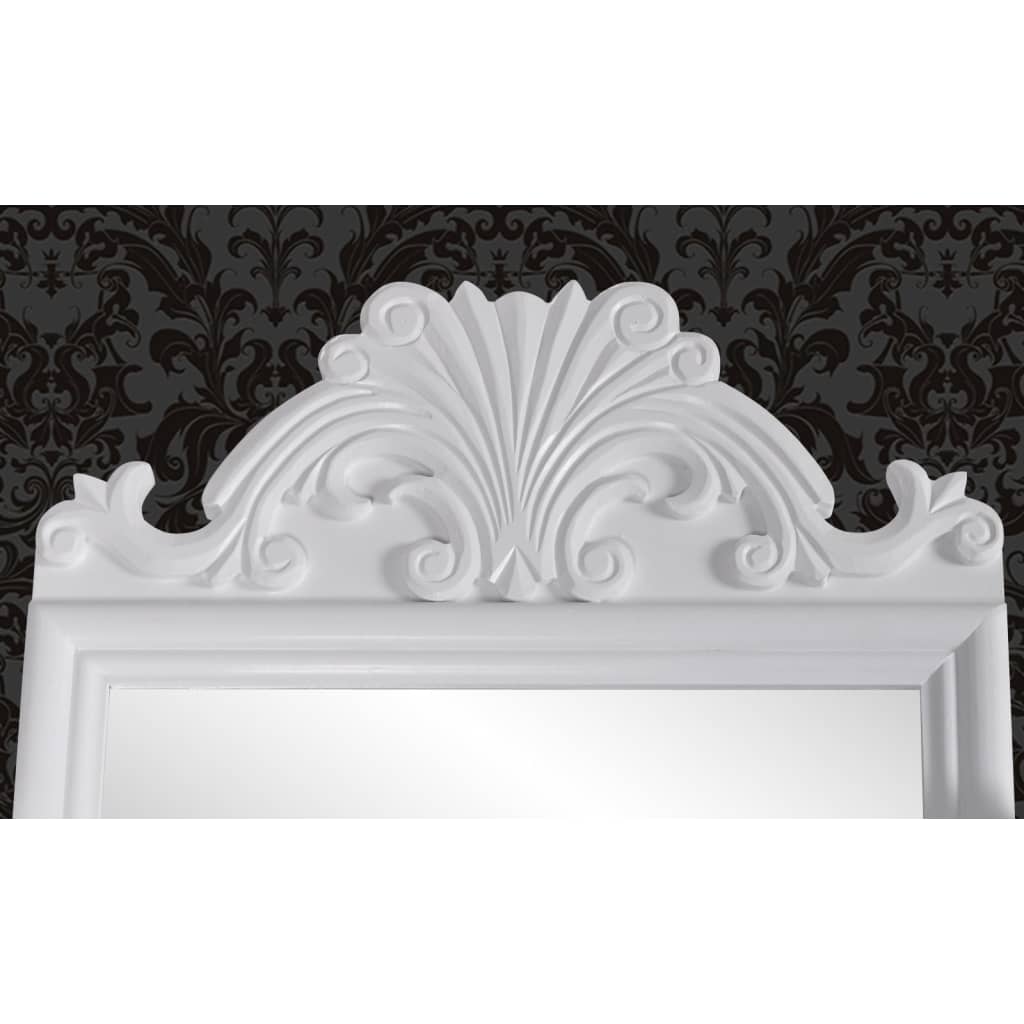 Vanity Makeup Table With Rectangular Swing Mirror Mdf