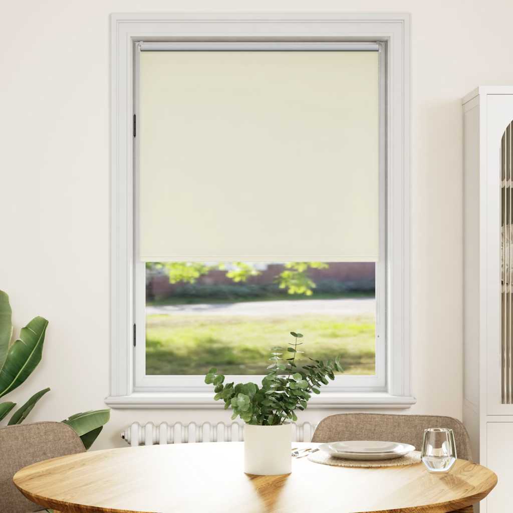 Roller blind blackout 80 x 175 cm off white