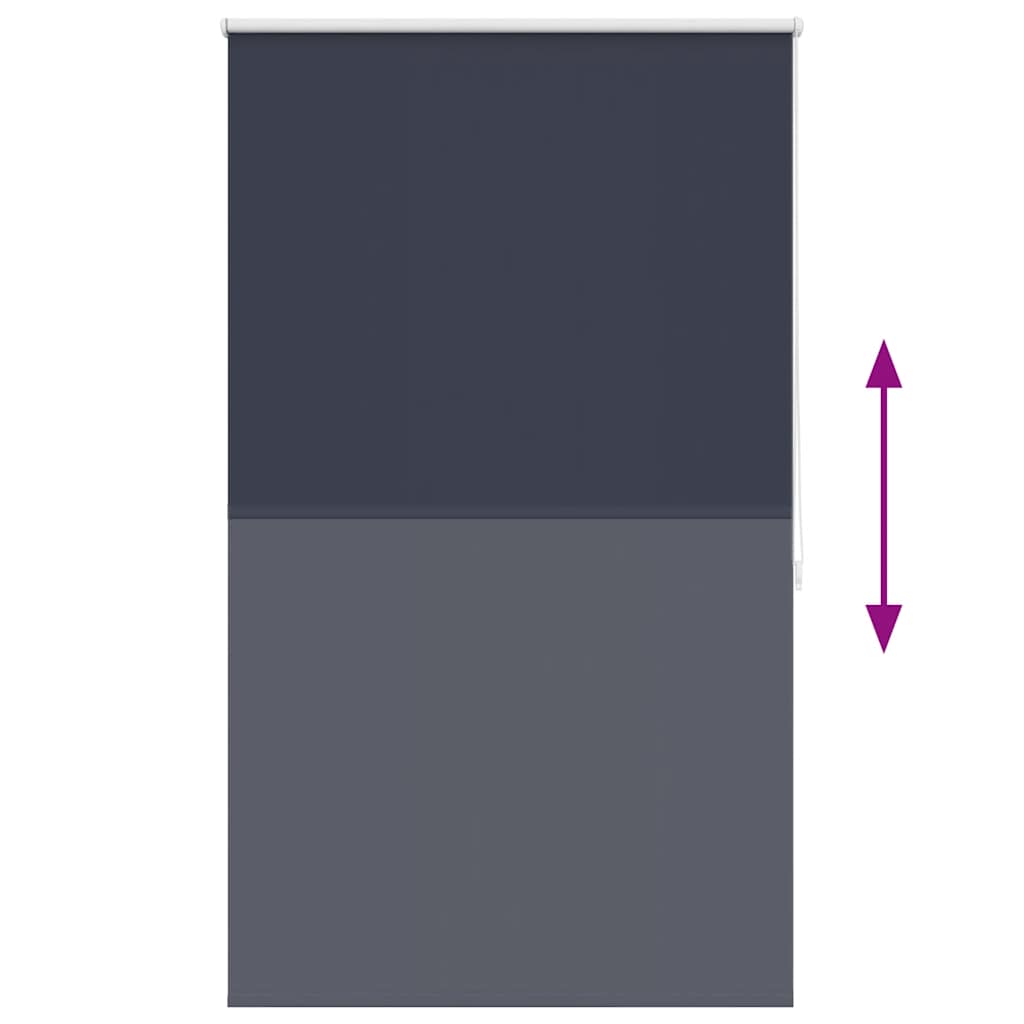 Roller blind blackout 80 x 175 cm marine