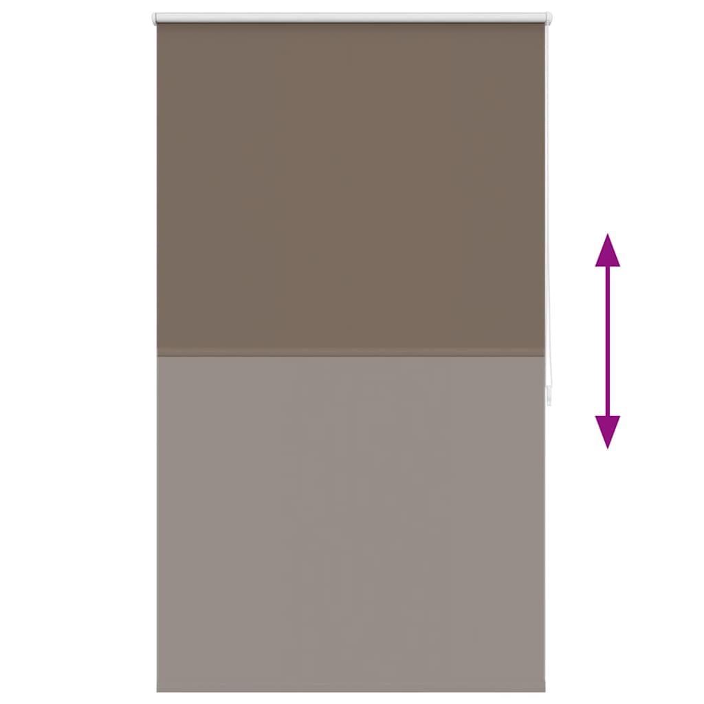 Roller Blind Blackout 100 x 175 cm Coffee