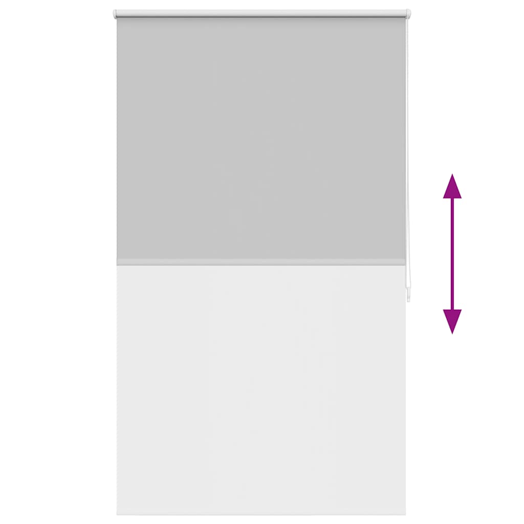 Roller Blind Blackout 100 x 175 cm Grey