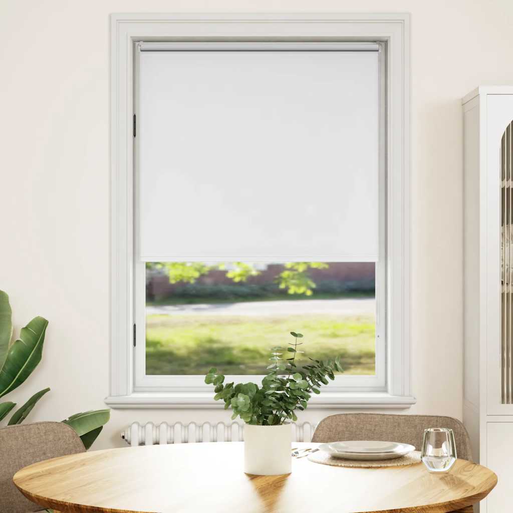 Roller Blind Blackout 120 x 175 cm White