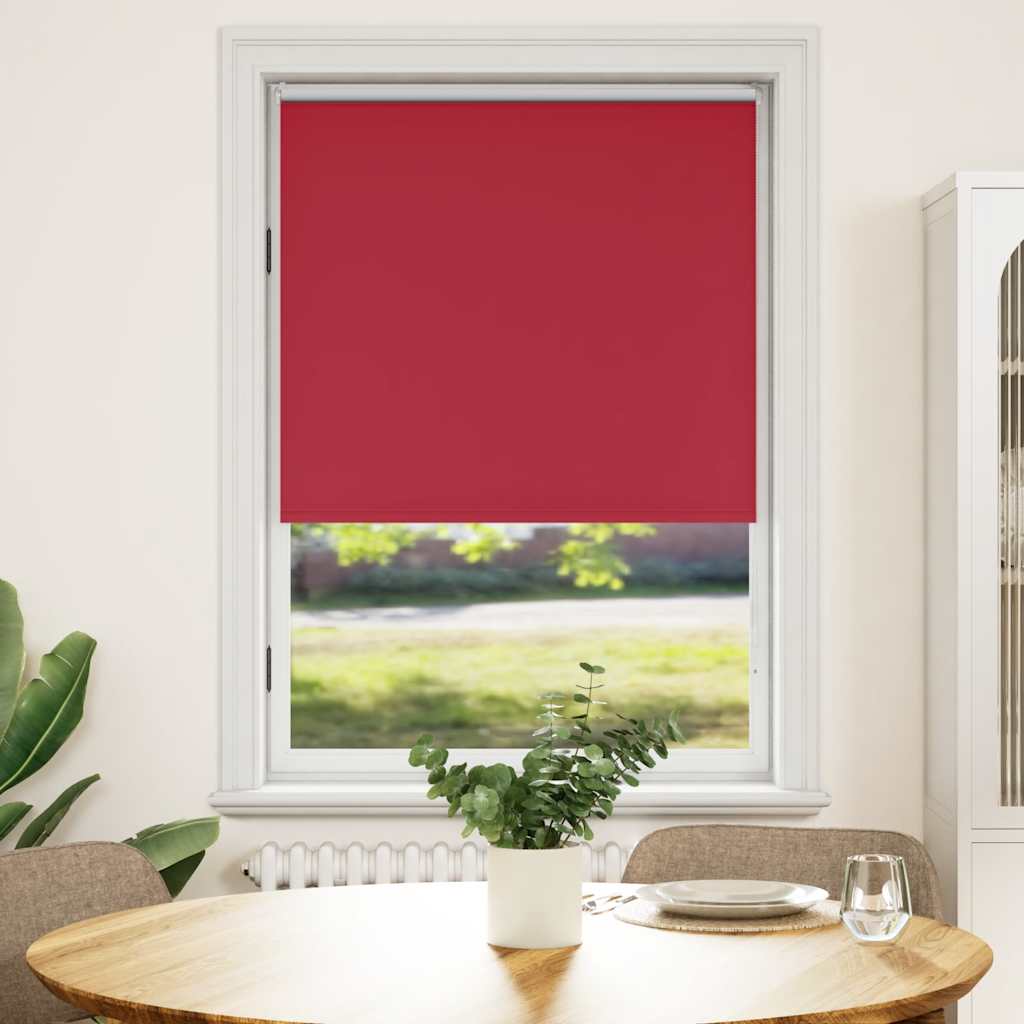 Roller Blind Blackout 120 x 175 cm Red