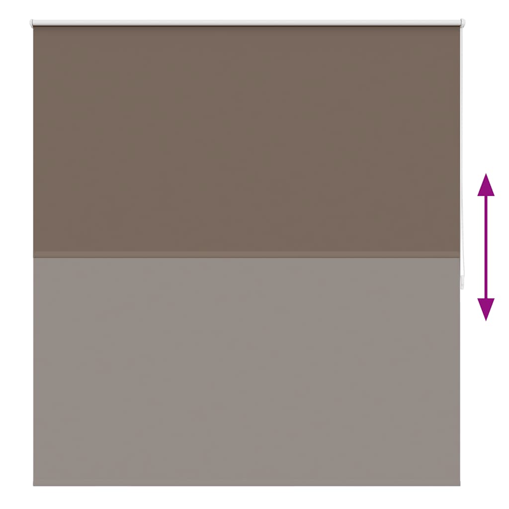 Roller Blind Blackout 140 x 175 cm Coffee