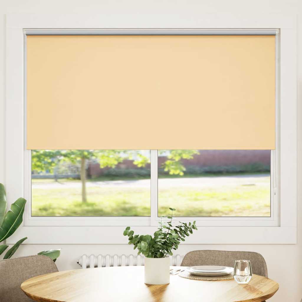 Roller Blind Blackout 160 x 175 cm Beige