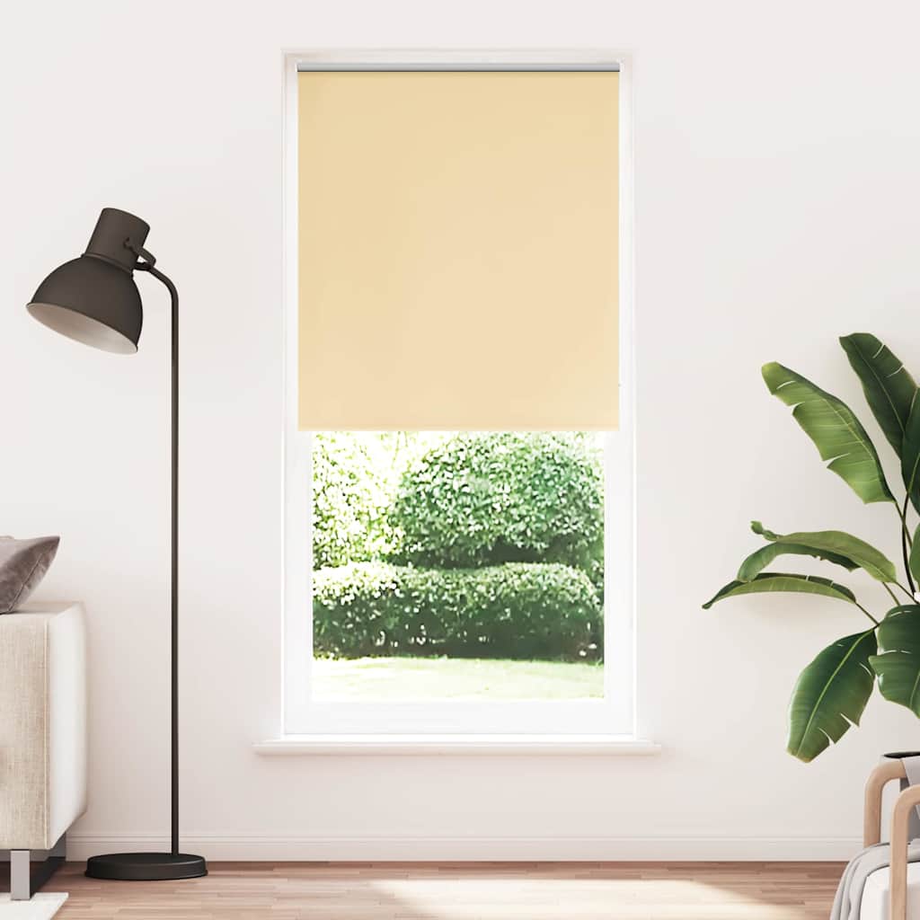 Roller Blind Blackout 80 x 230 cm Beige