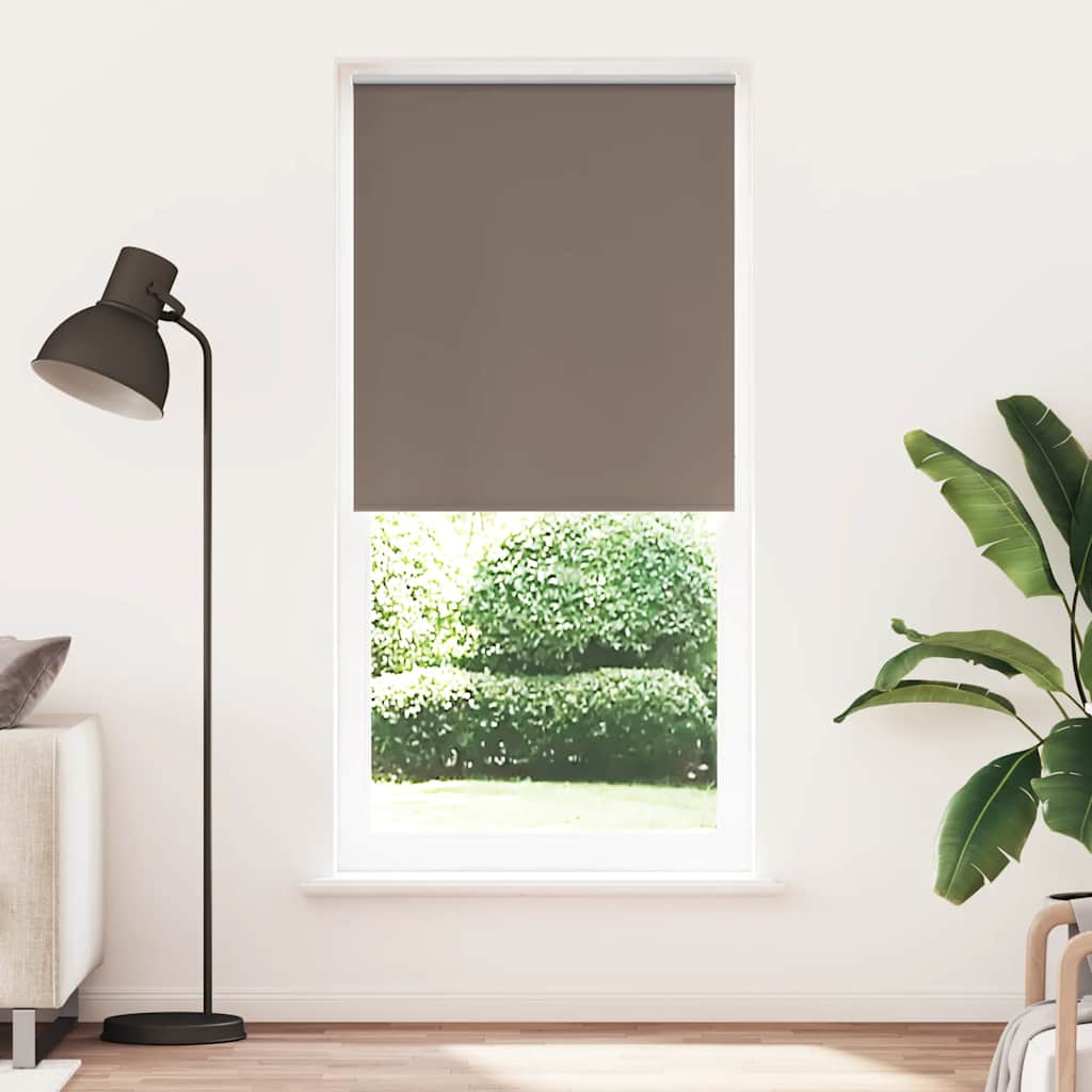 Roller Blind Blackout 80 x 230 cm Coffee