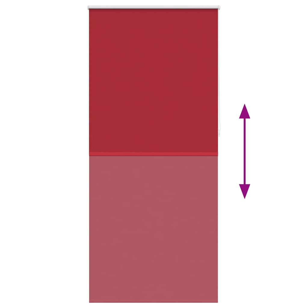 Roller Blind Blackout 120 x 230 cm Red