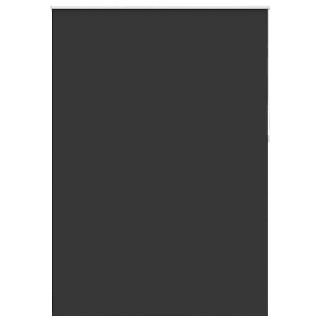 Roller Blind Blackout 140 x 230 cm Black