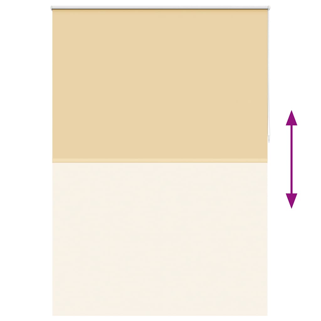 Roller Blind Blackout 160 x 230 cm Beige