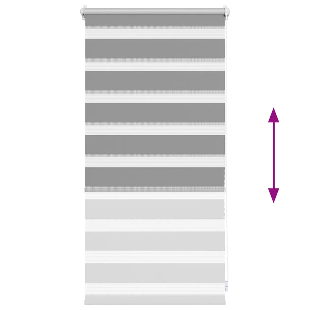 Zebra Blind 40 x 100 cm Grey