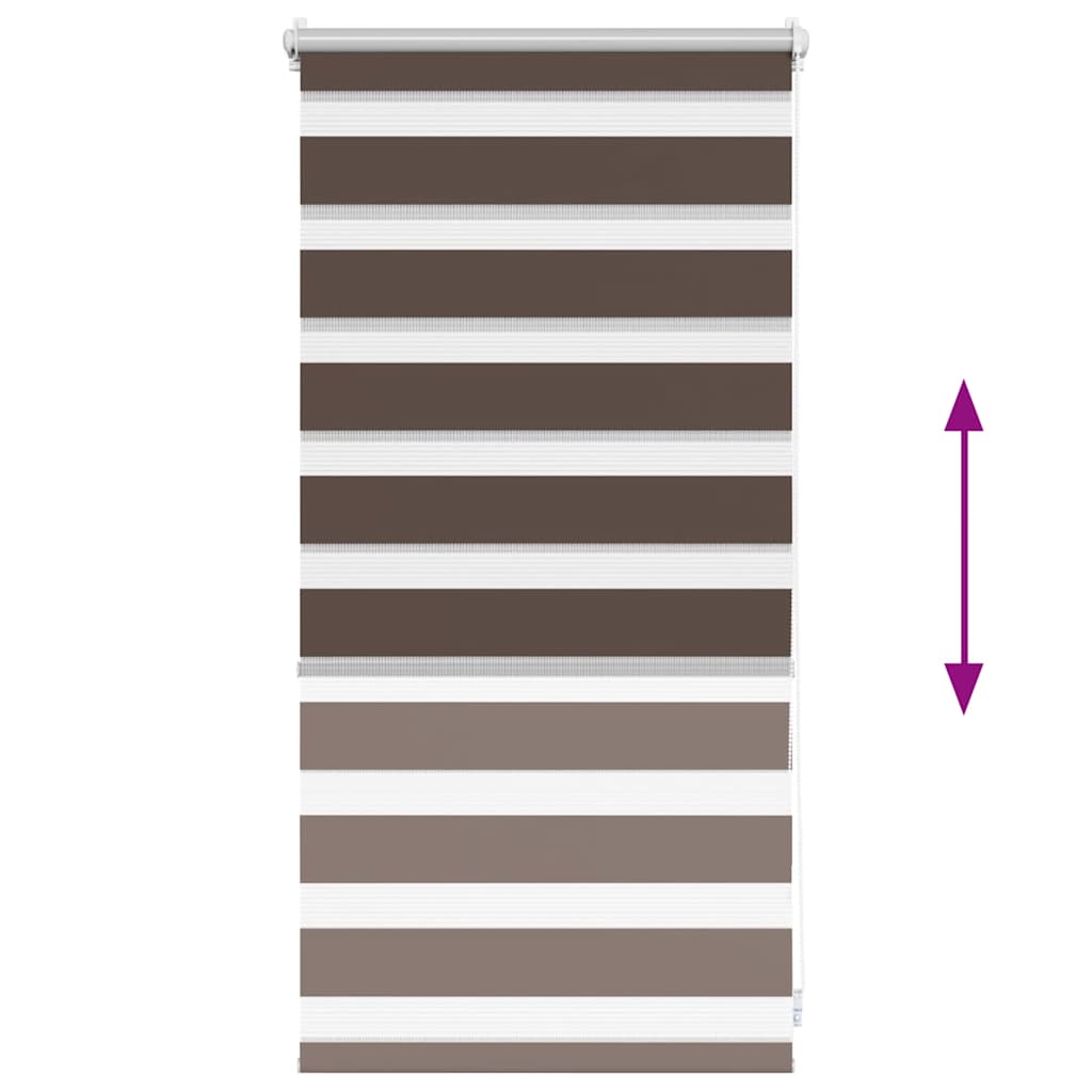 Zebra Blind 40 x 100 cm Coffee