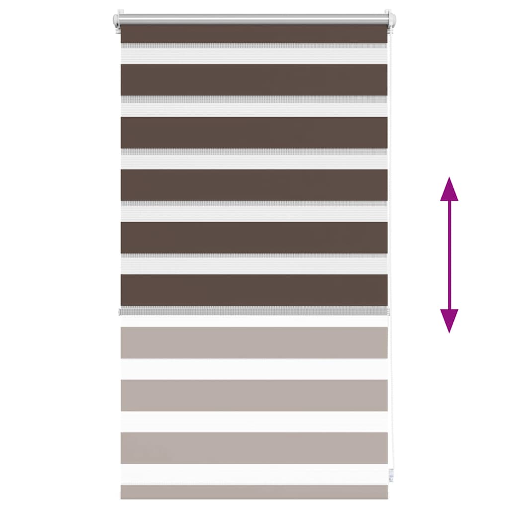 Zebra Blind 50 x 100 cm Coffee
