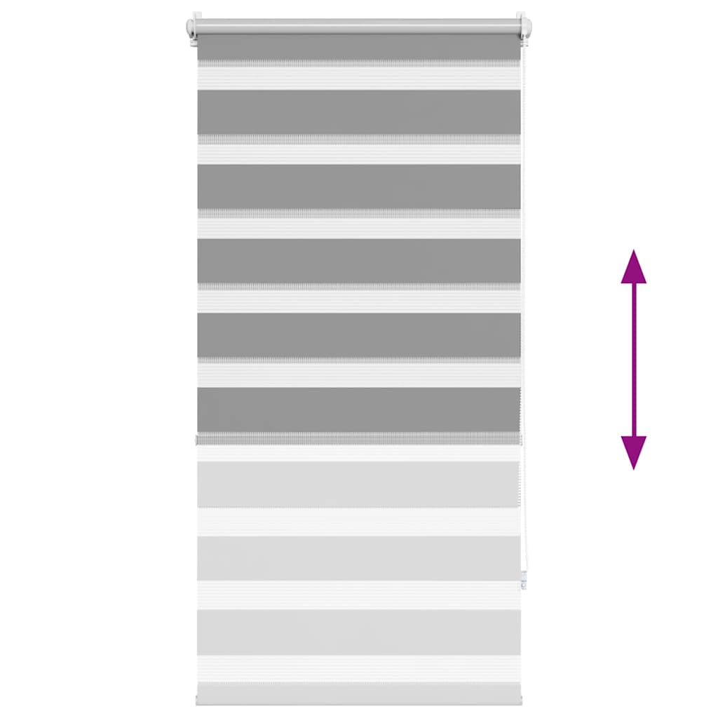 Zebra Blind 80 x 150 cm Grey