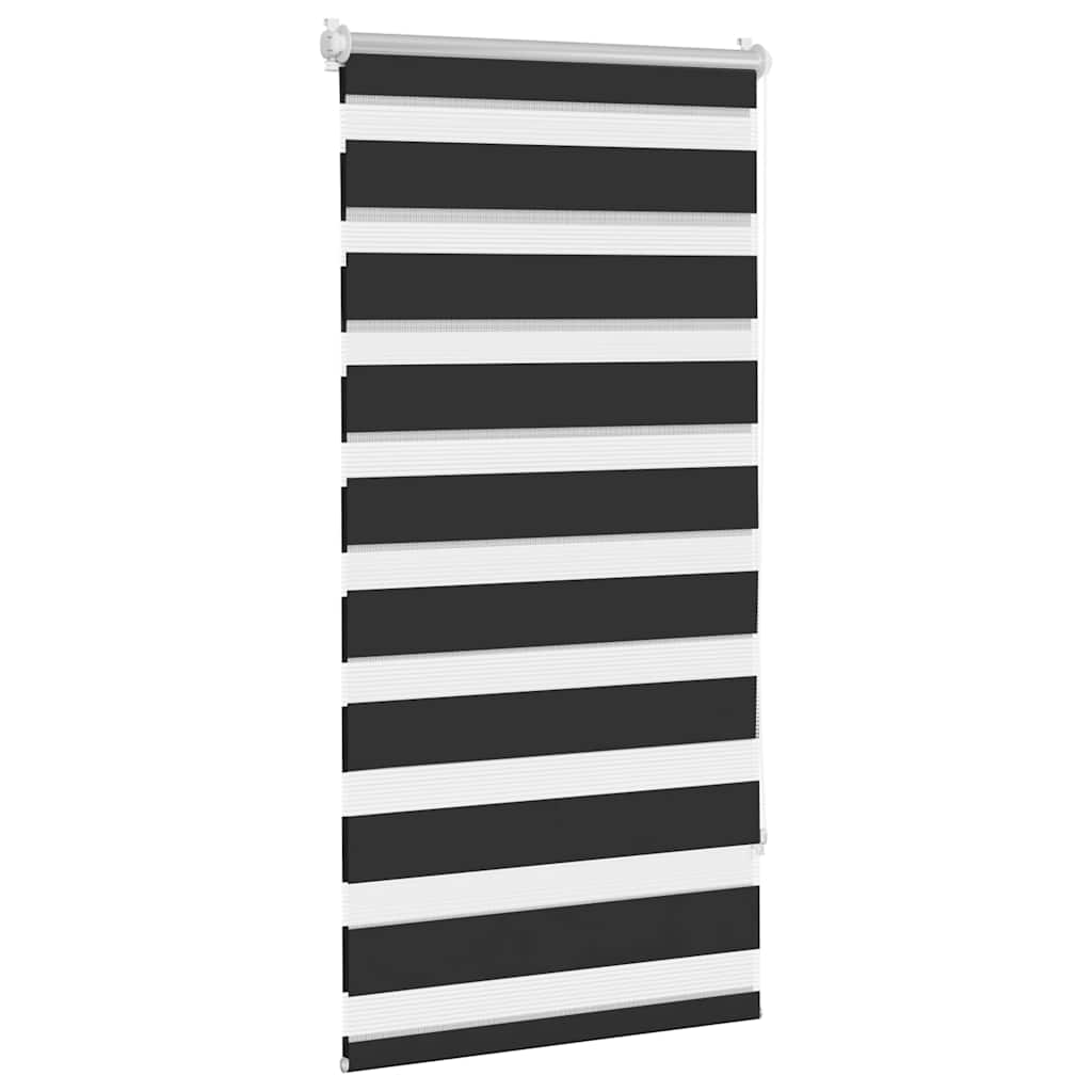 Zebra Blind 80 x 150 cm Black